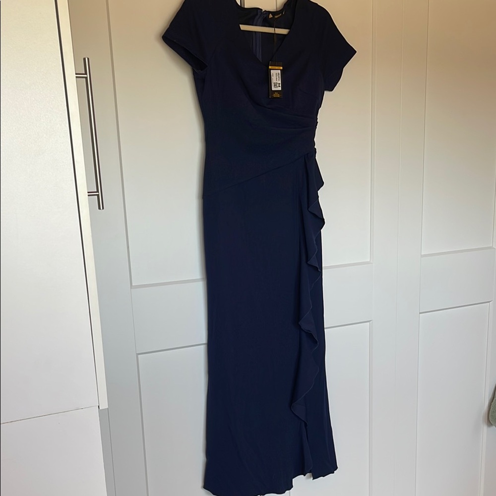 Elegant Navy Blue Dress